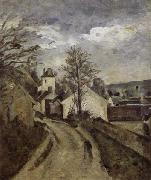 Paul Cezanne The House of Dr Gauchet in Auvers oil on canvas